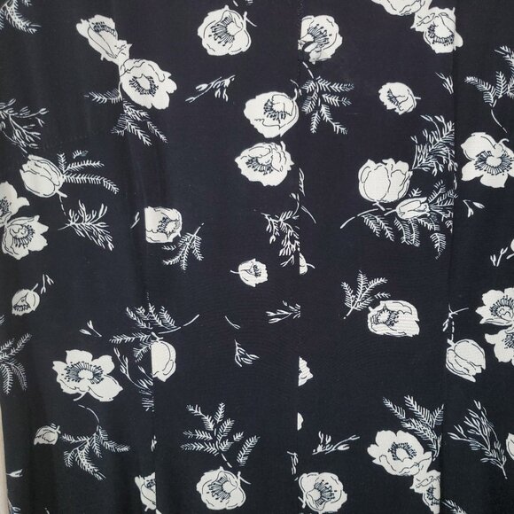 Vintage Mica Asian Style Midi Sheath Dress, Made in the USA - Picture 4 of 10